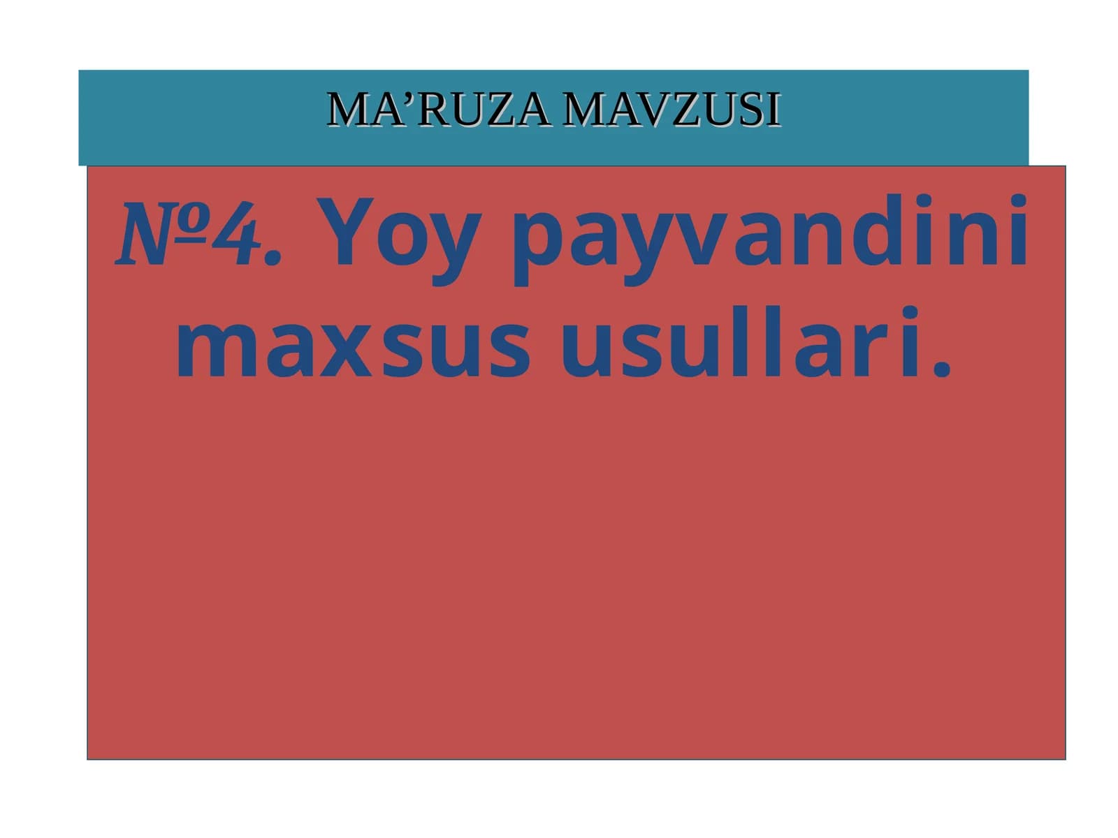 Yoy payvandini maxsus usullari