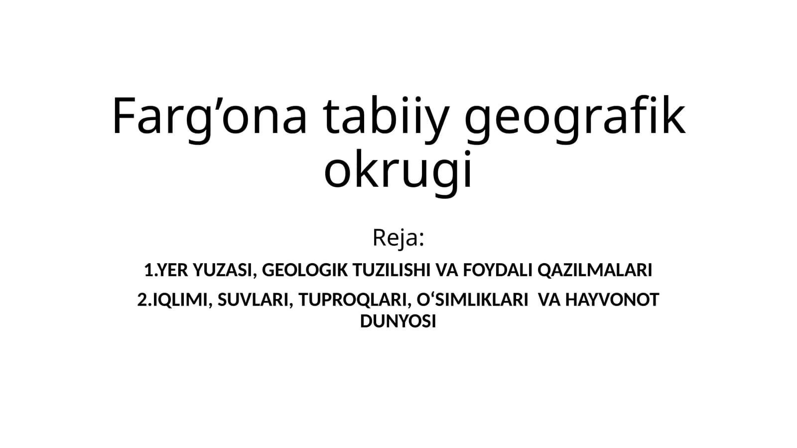 Farg’ona tabiiy geografik okrugi