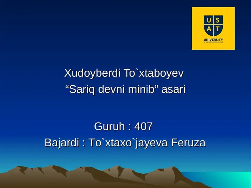 Sariq devni minib