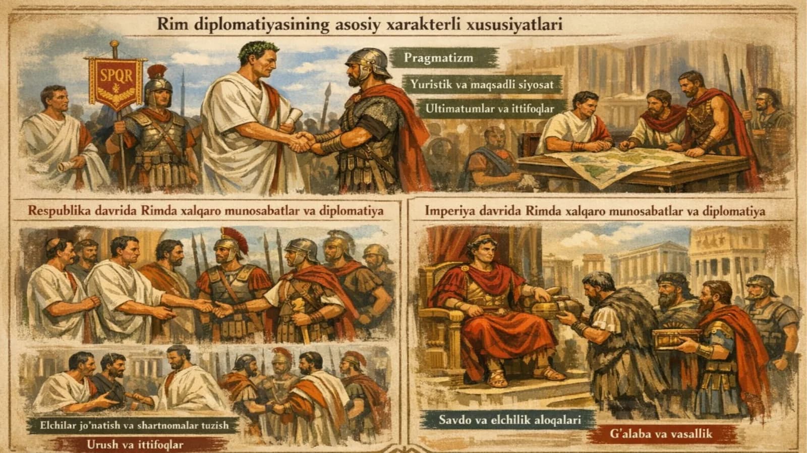 Qadimgi Rimda xalqaro munosabatlar va diplomatiya