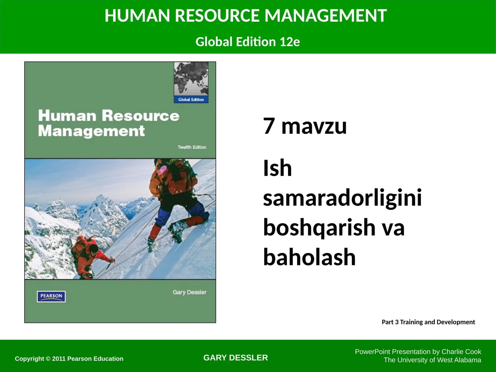 HUMAN RESOURCE MANAGEMENT Global Edition 12e