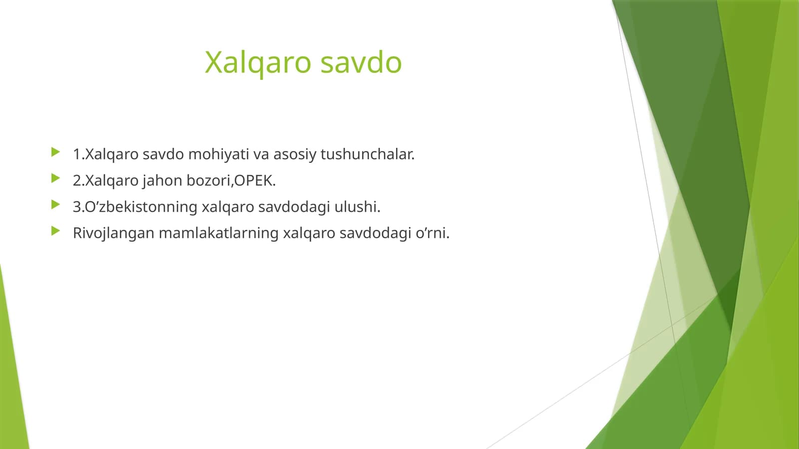 Xalqaro savdo
