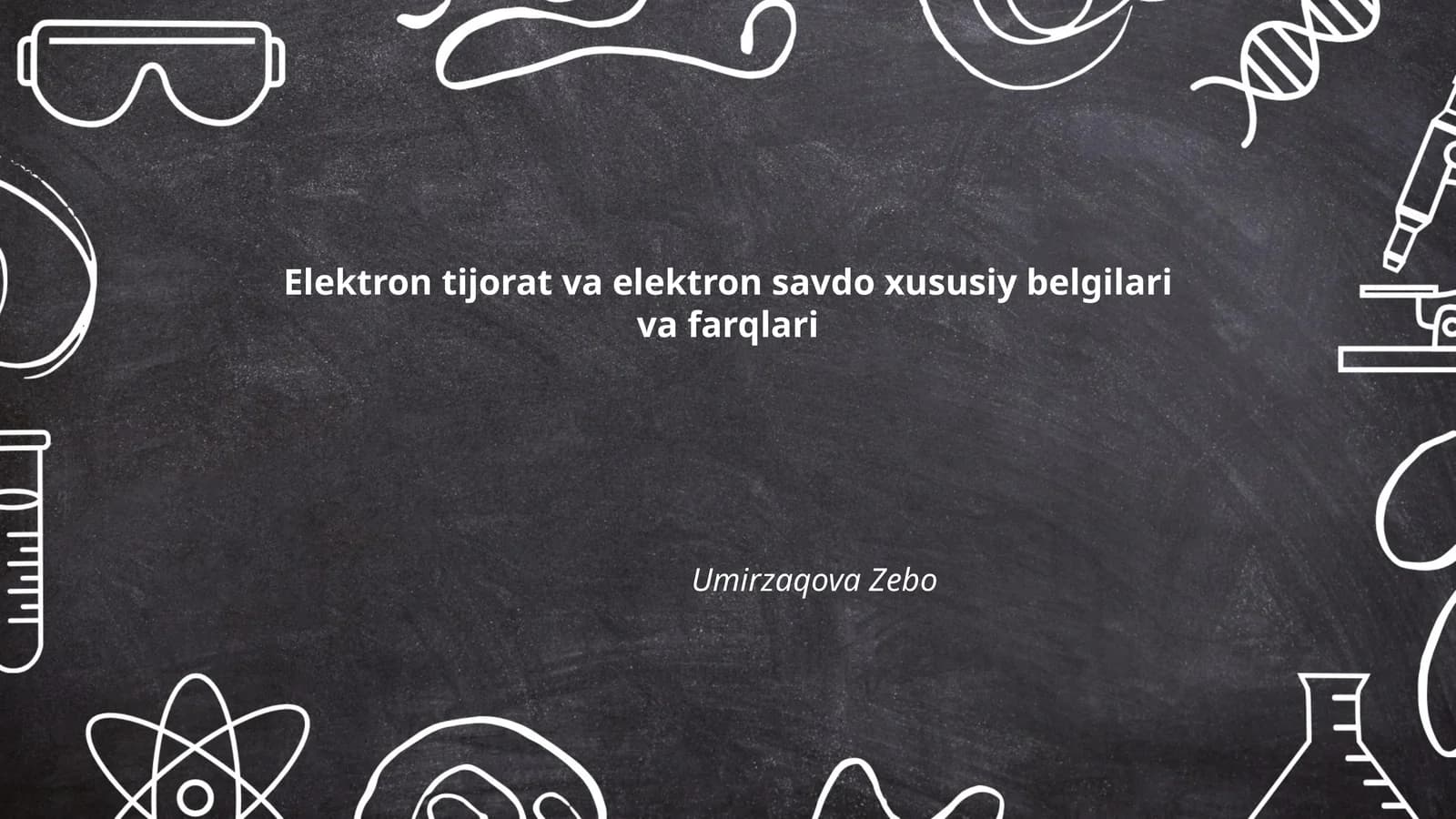 Elektron tijorat va elektron savdo xususiy belgilari va farqlari
