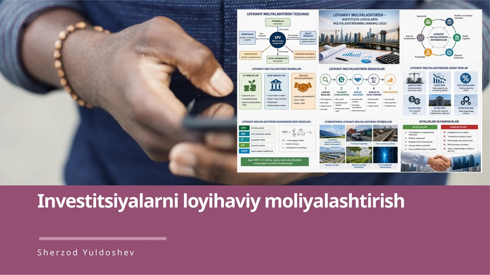 Investitsiyalarni loyihaviy moliyalashtirish
