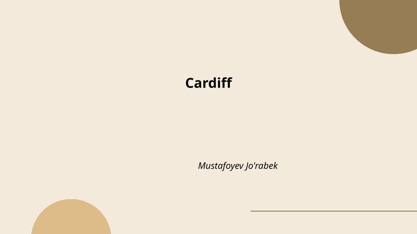 Cardiff Castle