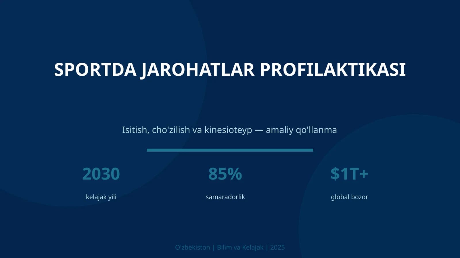 Sportda jarohatlar profilaktikasi