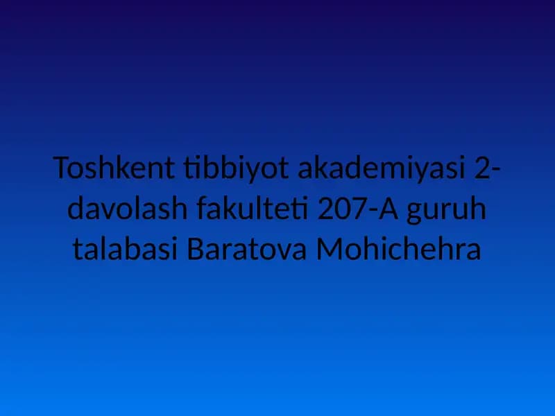 ORQA MIYA FIZIOLOGIYASI