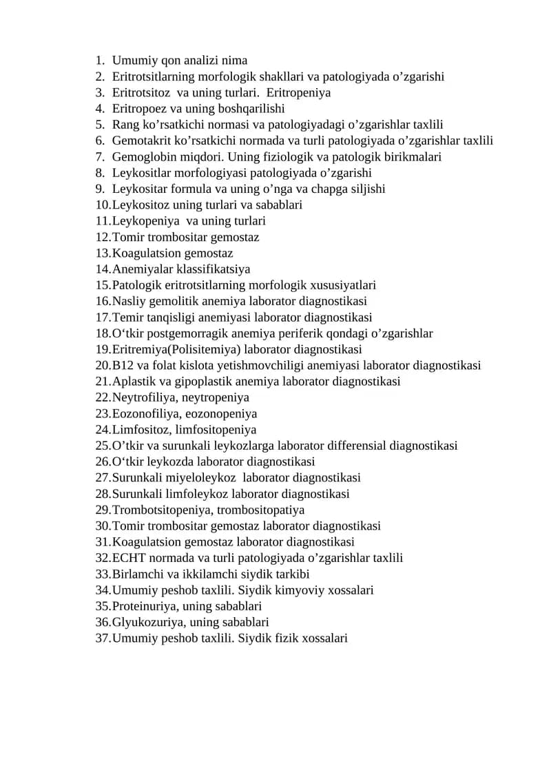 Laborator diagnostika asoslari