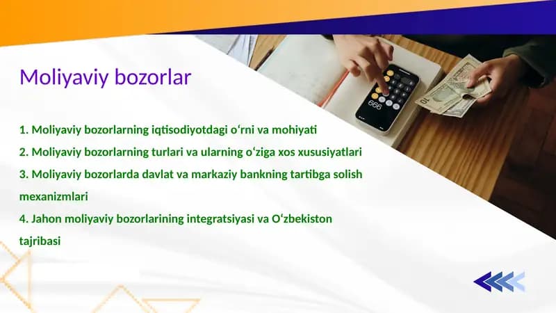 Moliyaviy bozorlar