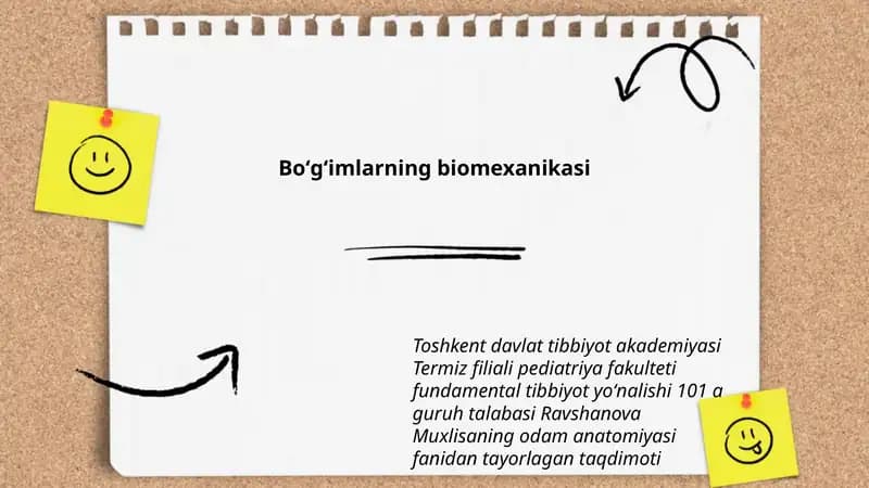 Boʻgʻimlarning biomexanikasi