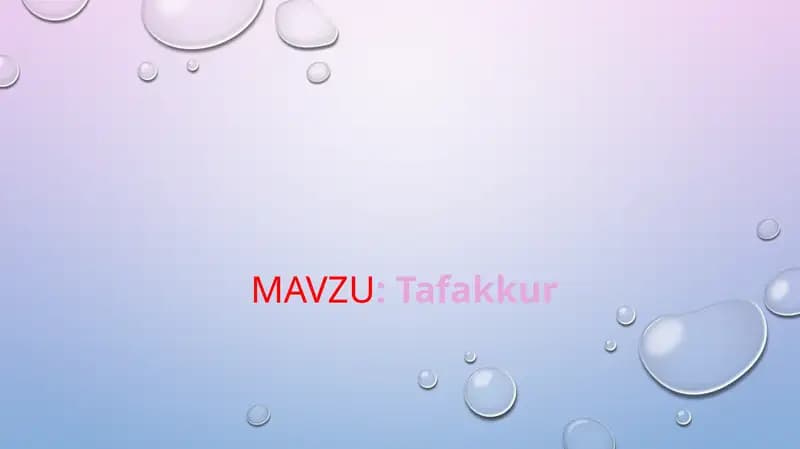Tafakkur