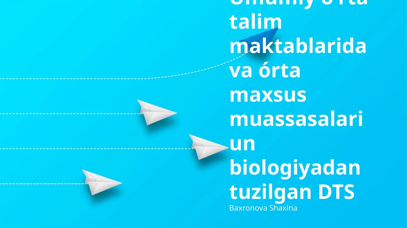 Umumiy qoidalar: Maqsad va vazifalar