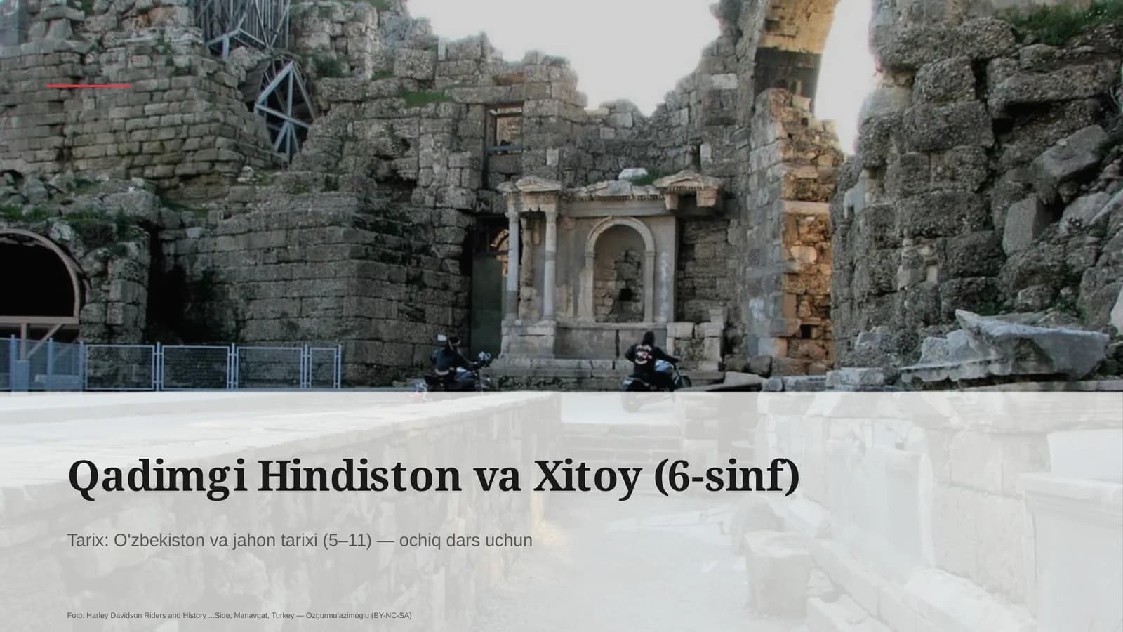 Qadimgi Hindiston va Xitoy (6-sinf)