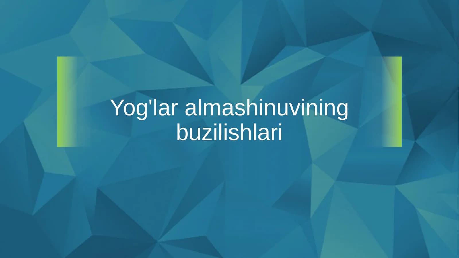 Yog'lar almashinuvining buzilishlari