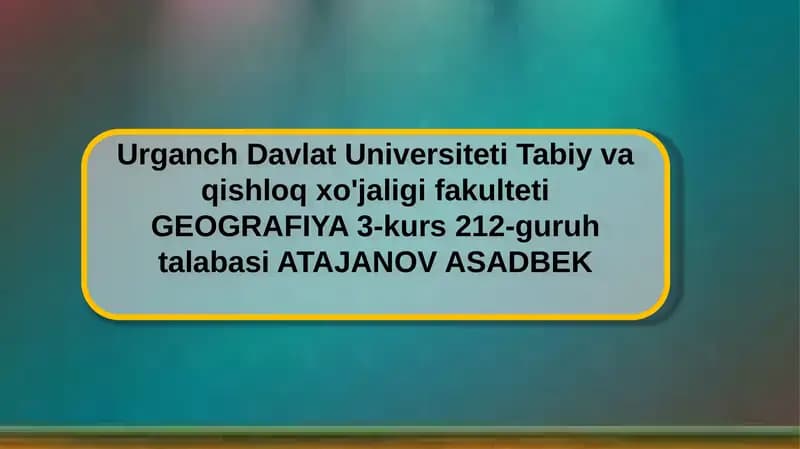 Nomoddiy Madaniy meros tushunchasi