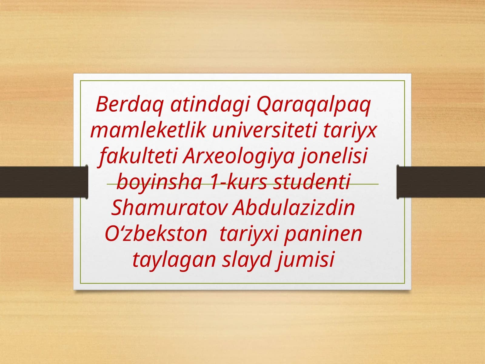 Oʻzbekstontariyxi