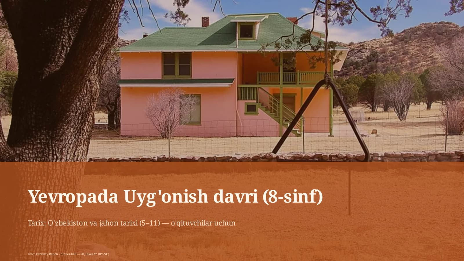 Yevropada Uyg'onish davri (8-sinf)