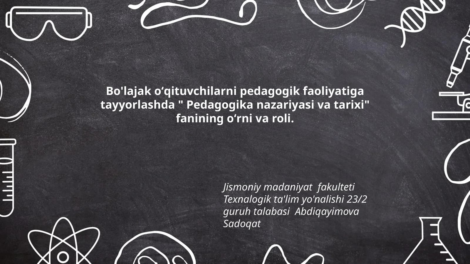 Pedagogika nazariyasi va tarixi