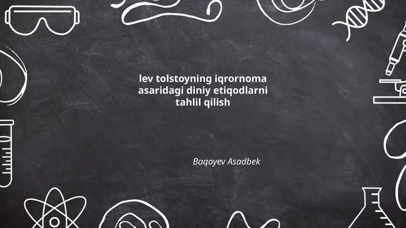 Lev Tolstoyning iqrornomasi