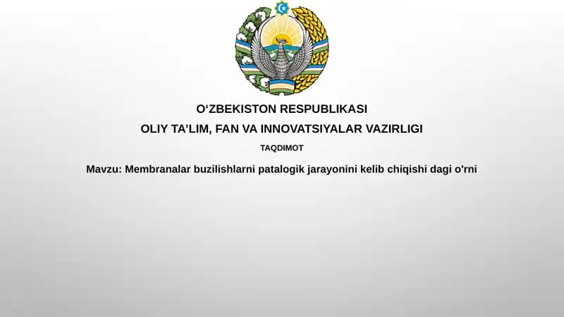 Membrana shikastlanishi