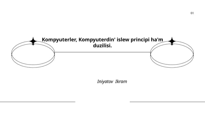 Kompyuterlarning tarixi va turlari
