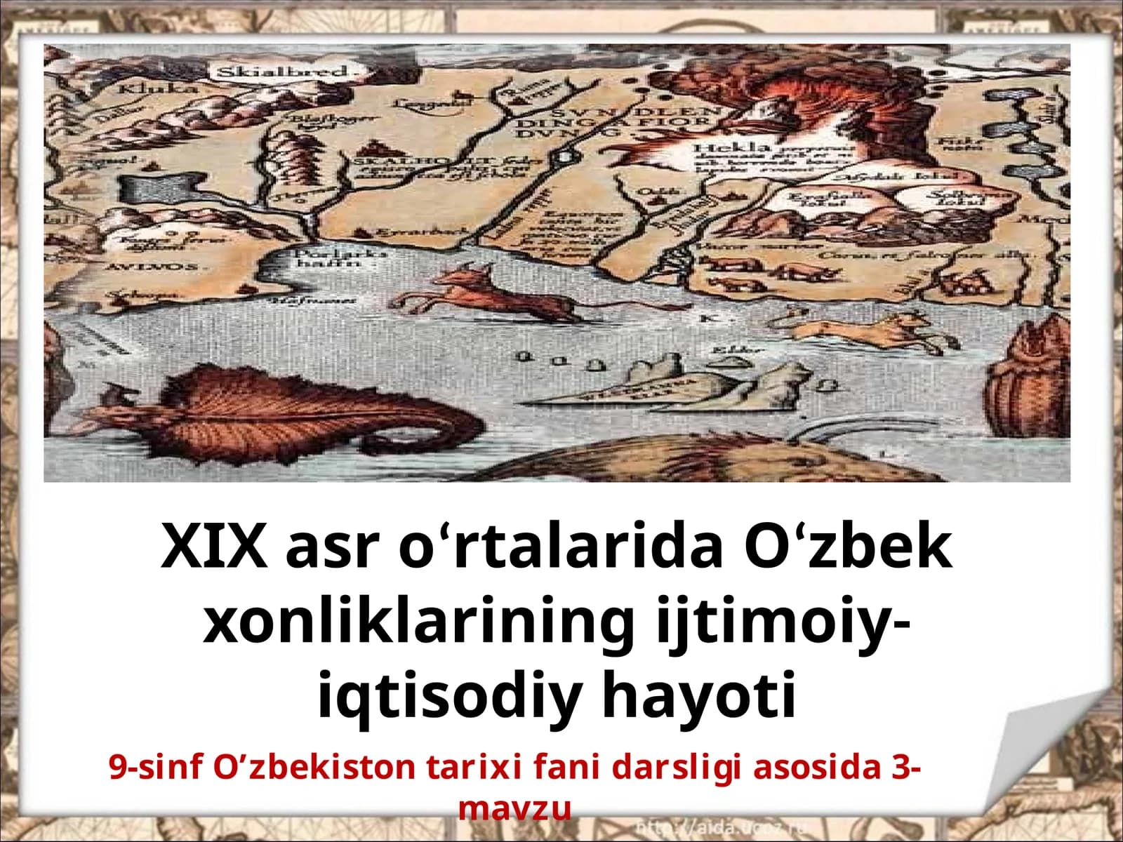Yer  egaligi  va  soliq  tizimi