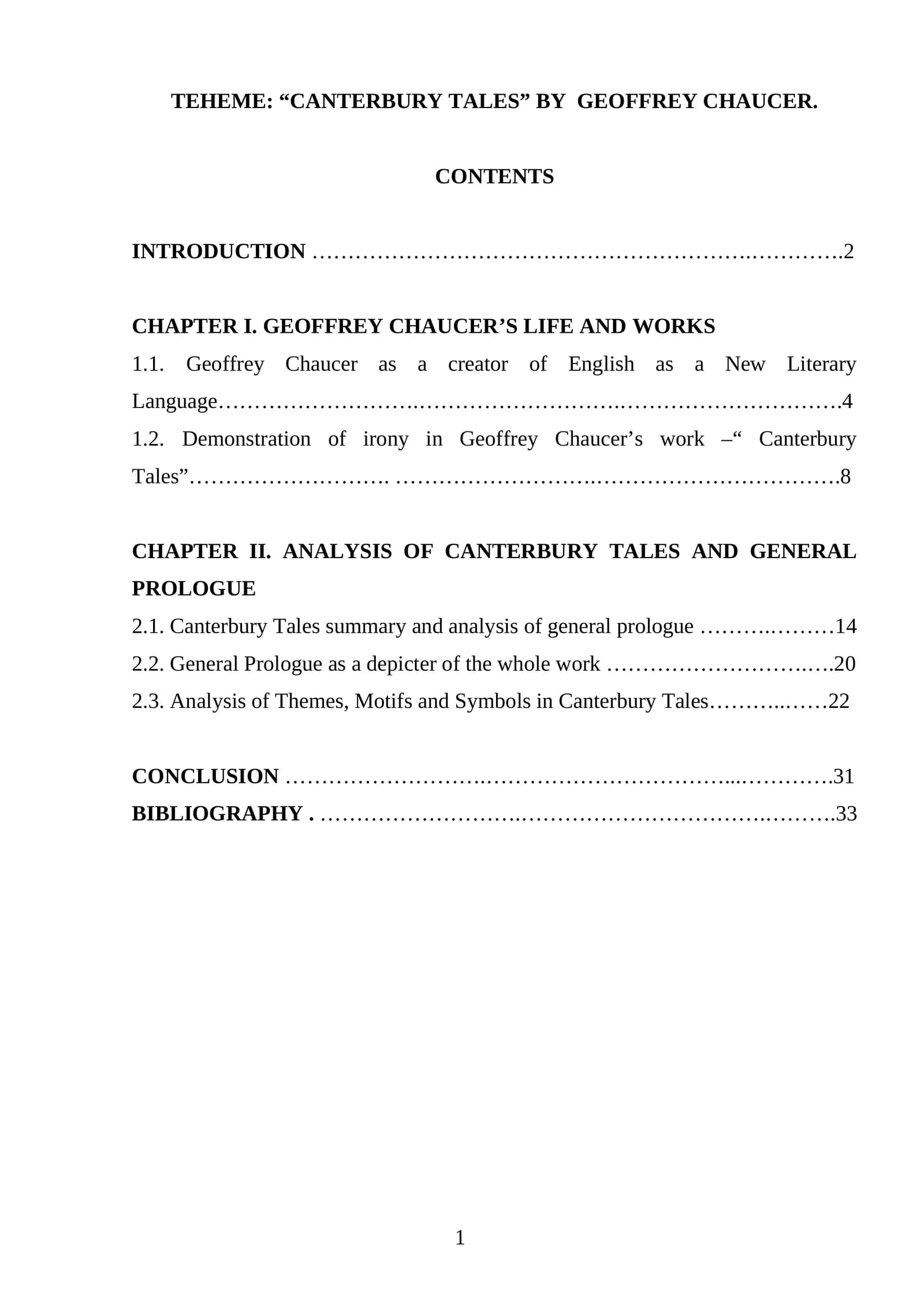 Canterbury tales  by  Geoffrey Chaucer