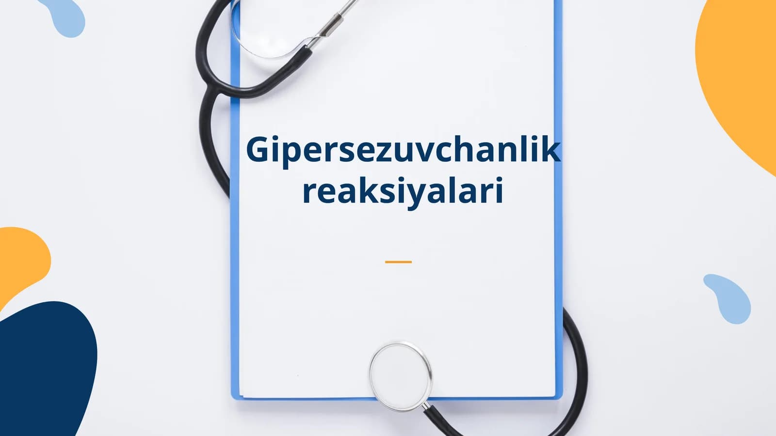 Gipersezuvchanlik reaksiyalari