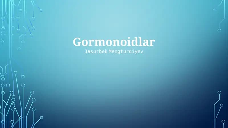 Gormonoidlar