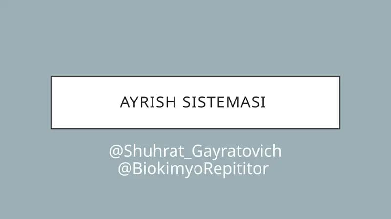 Ayrish Sistemasi