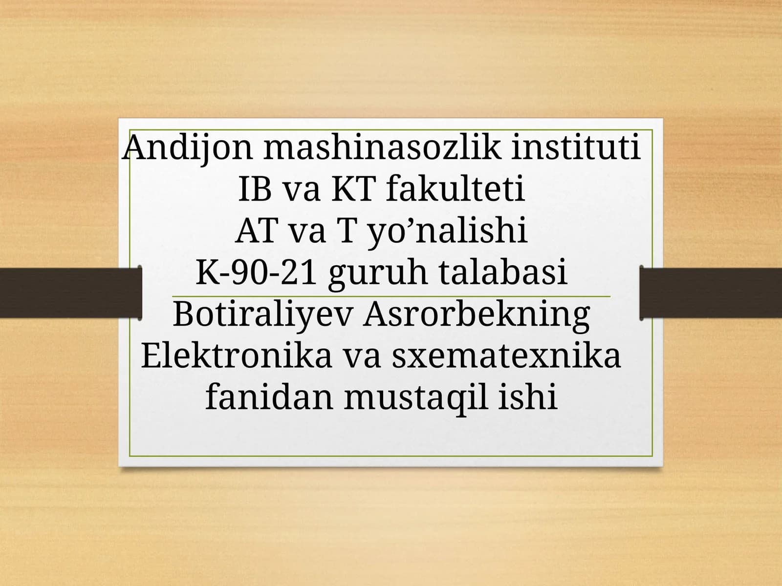 Pastchastotalito’g’irlovchidiodlar