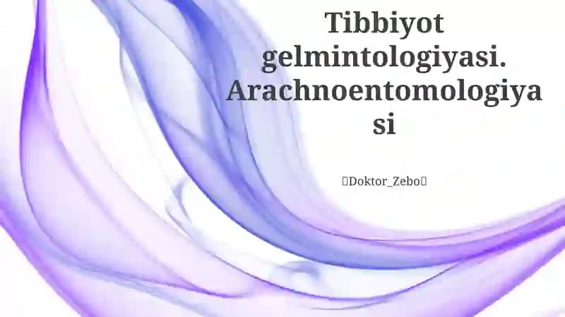 Tibbiy Parazitologiya