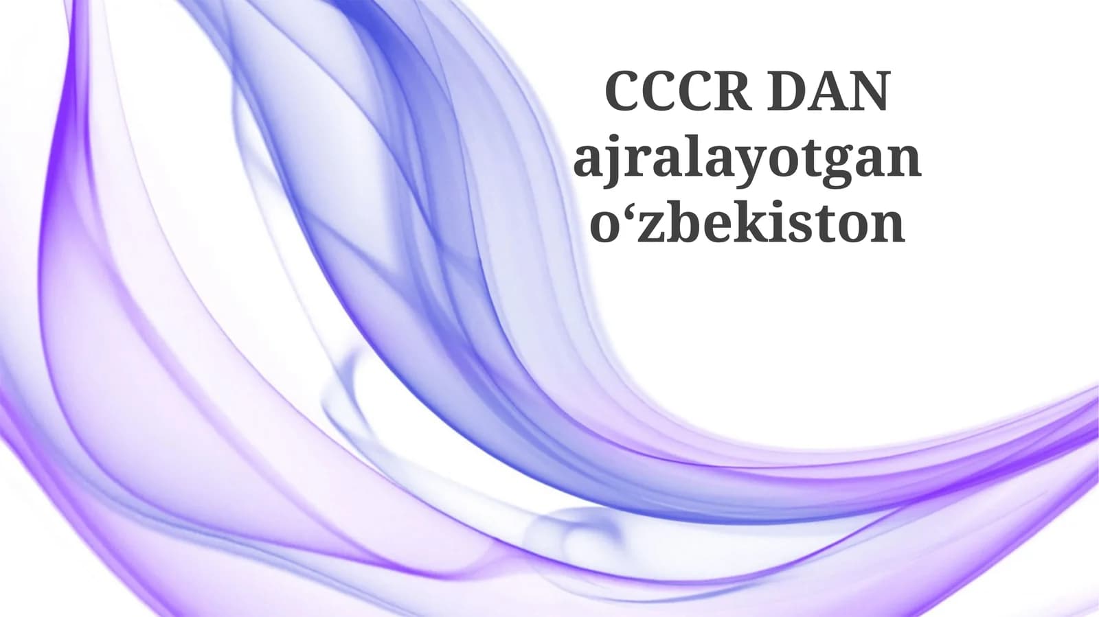 CCCR Danajralayotganoʻzbekiston