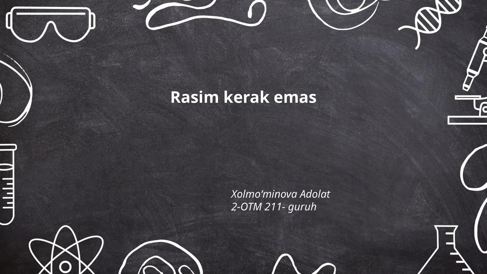 Rasim kerak emas