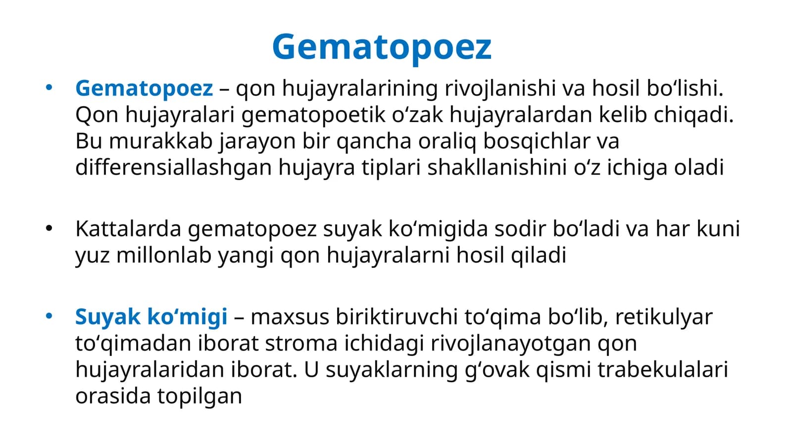 Gematopoez