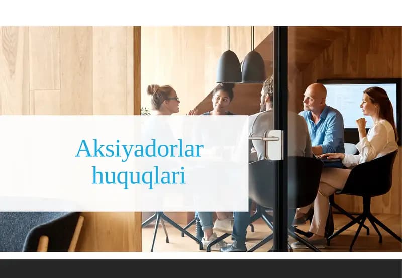 Aksiyadorlarhuquqlari