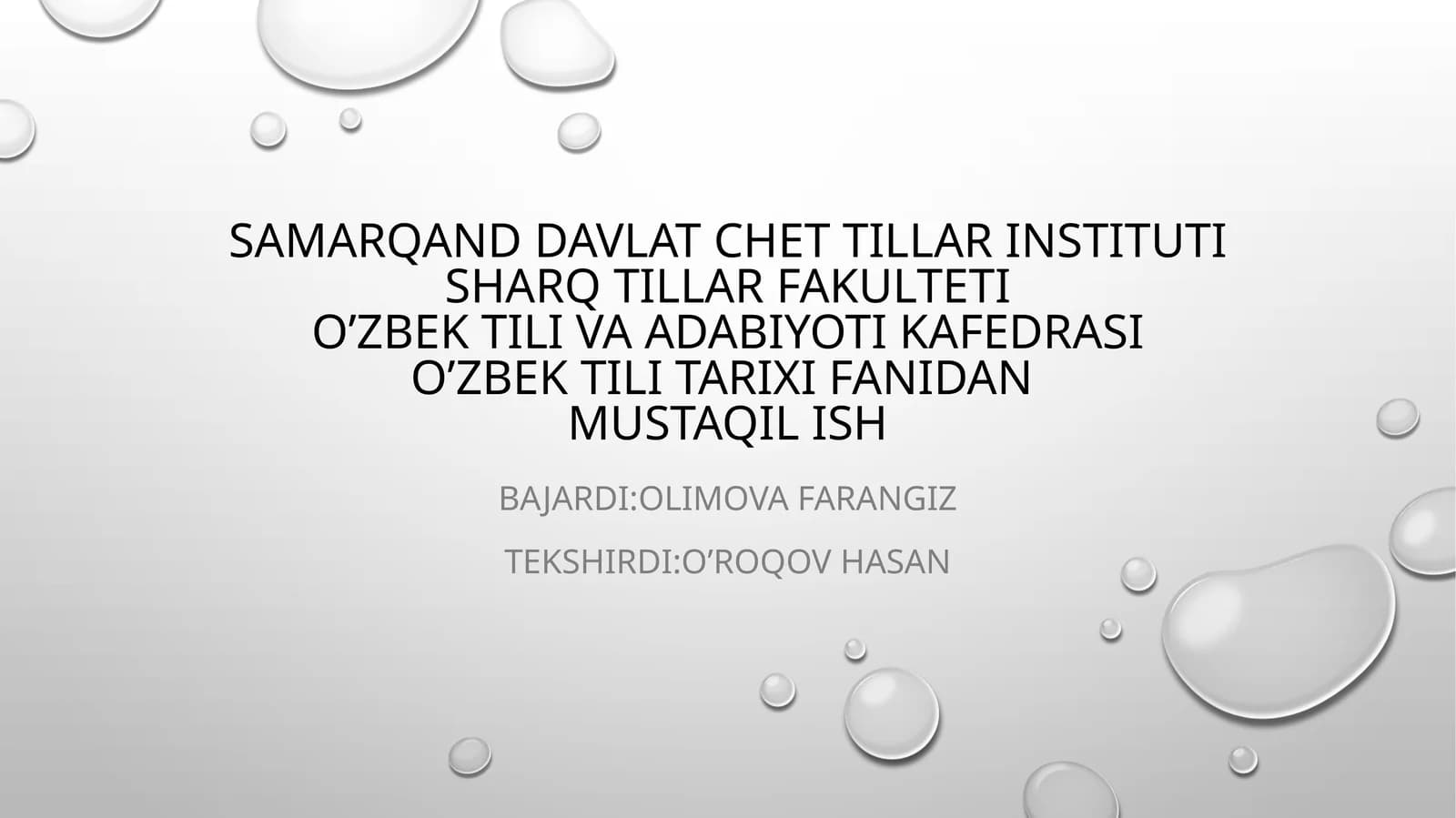 Eski o’zbek tilida sonlarning ifodalanish shakllari va turlari