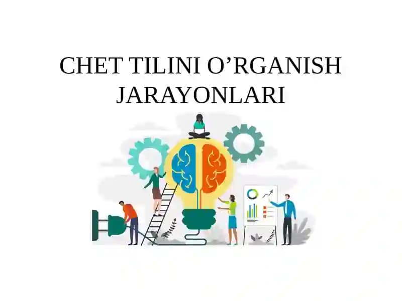CHET TILINI O’RGANISH JARAYONLARI