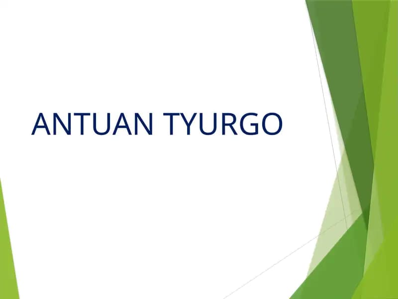 ANTUAN TYURGO IQTISODIY TALIMOTI