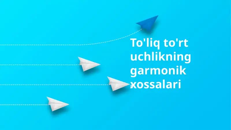 To'liq to'rt uchlikning garmonik xossalari