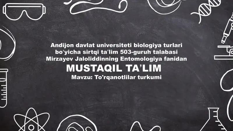 To'rqanotlilar turkumi