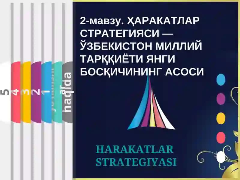 HARAKATLAR STRATEGIYASI