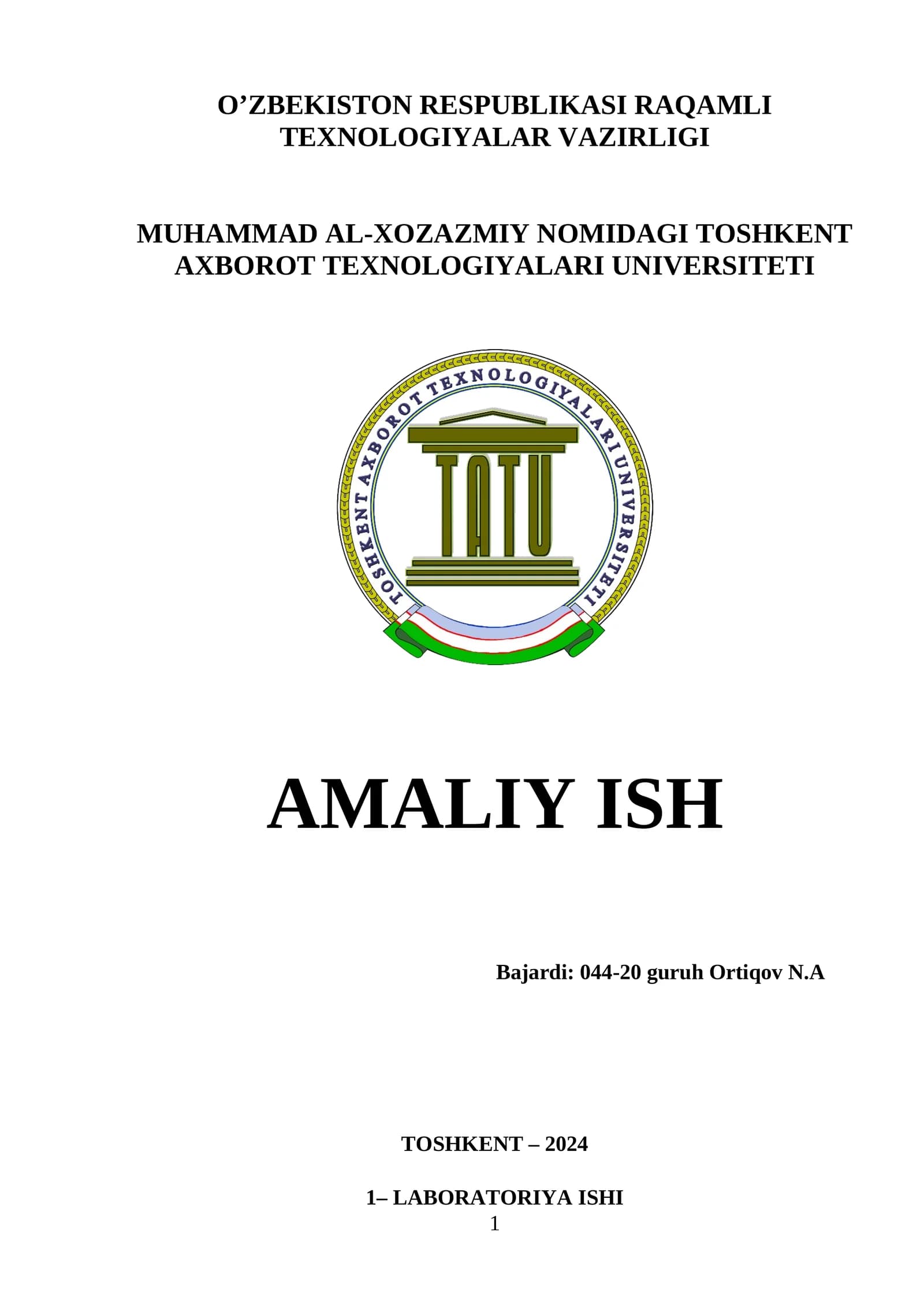 ARP VA ICMP PROTOKOLLARINING ISHLASH TAMOYILLARINI TADQIQ QILISH
