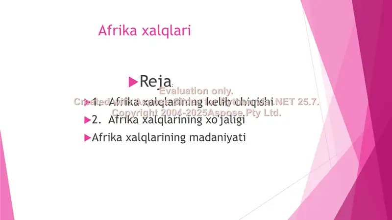 Afrika xalqlari