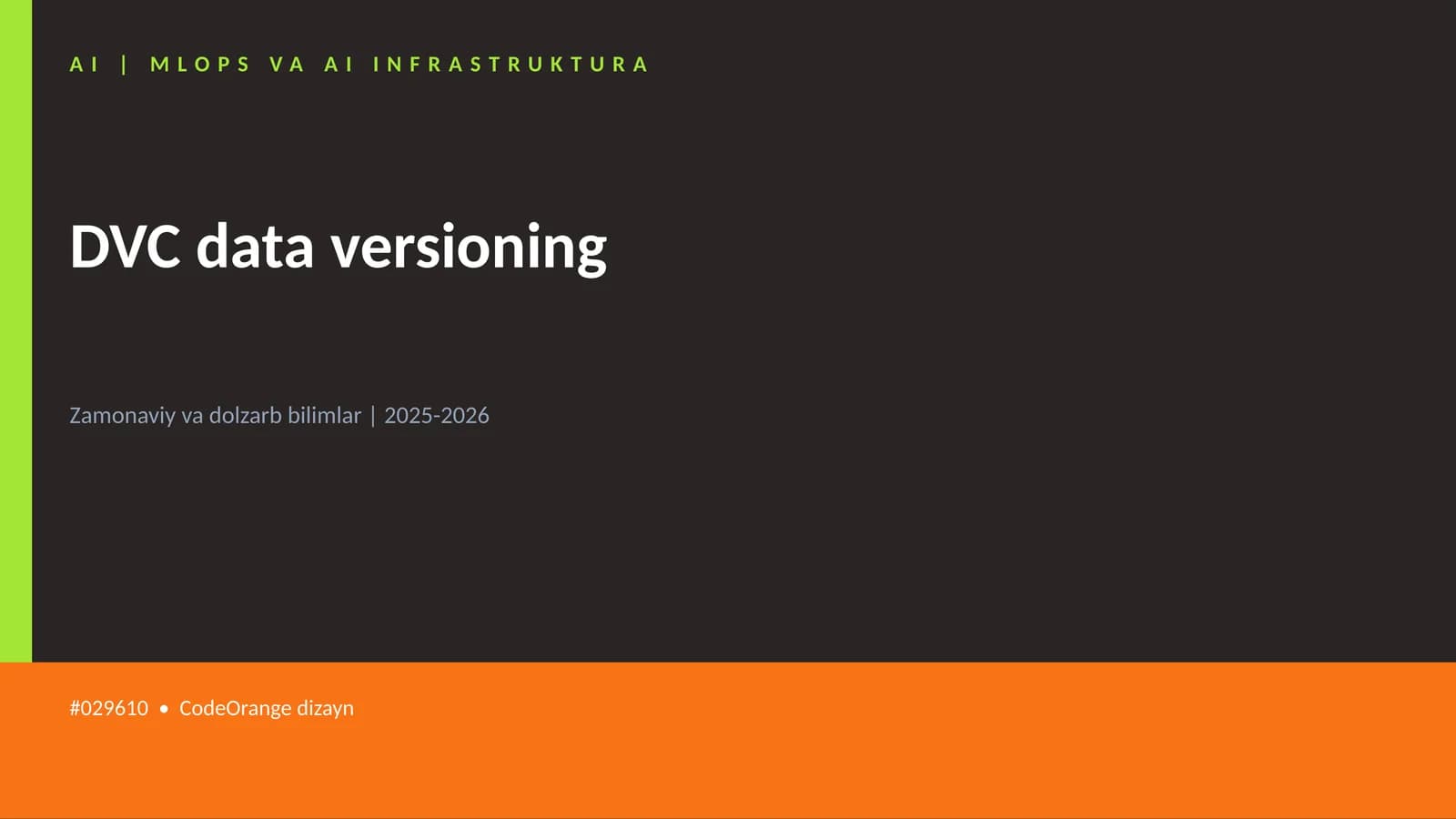 MLOPS VA AI INFRASTRUKTURA