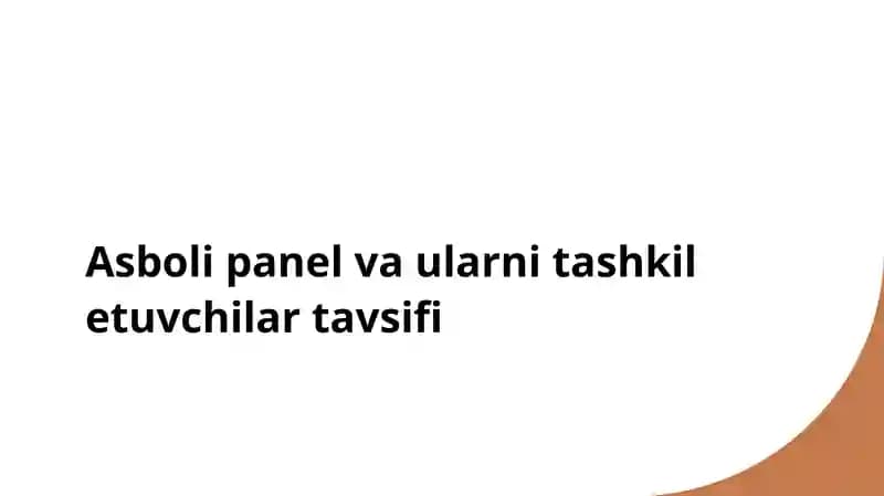 Quyosh panelini tashkil etish