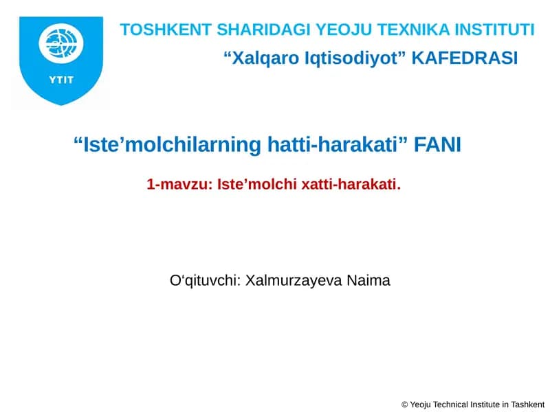 Iste’molchixatti-harakati