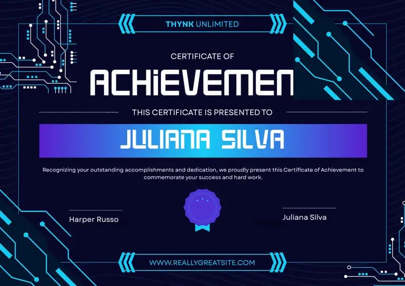 Certificate of Achievement