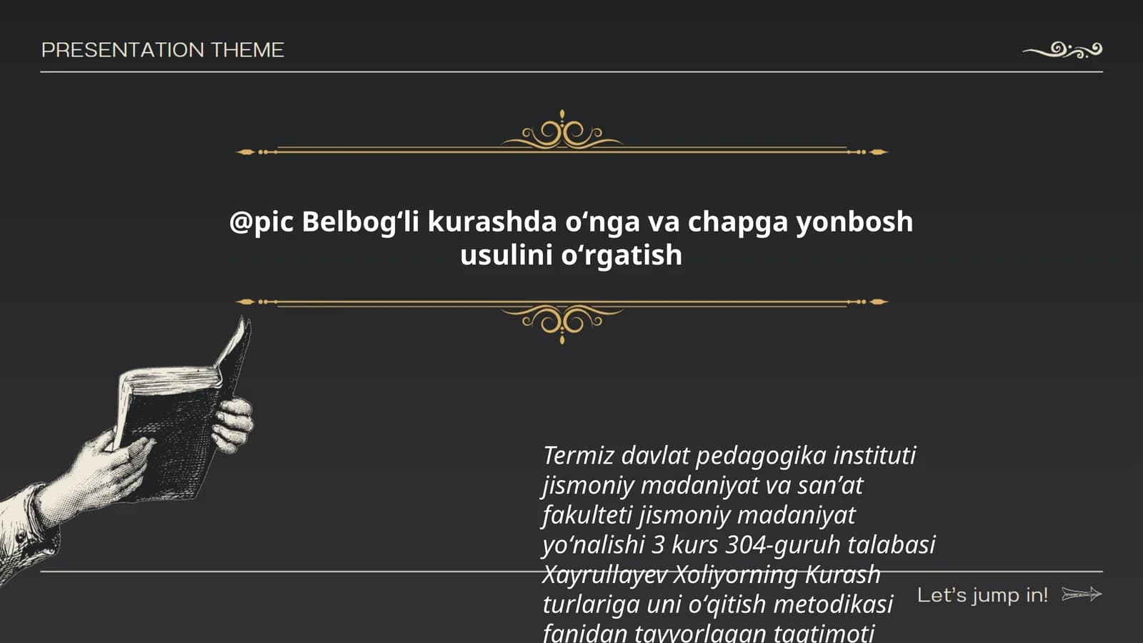 Kurash turlariga uni oʻqitish metodikasi