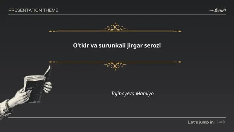 Oʻtkir va surunkali jirgar serozi